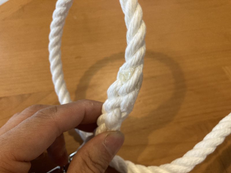 ヤギロープ自作 小型犬でも大丈夫 繋留リード簡単に手作り ヤギーズランド